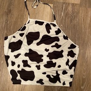 ✨4/$20 cow print crop top